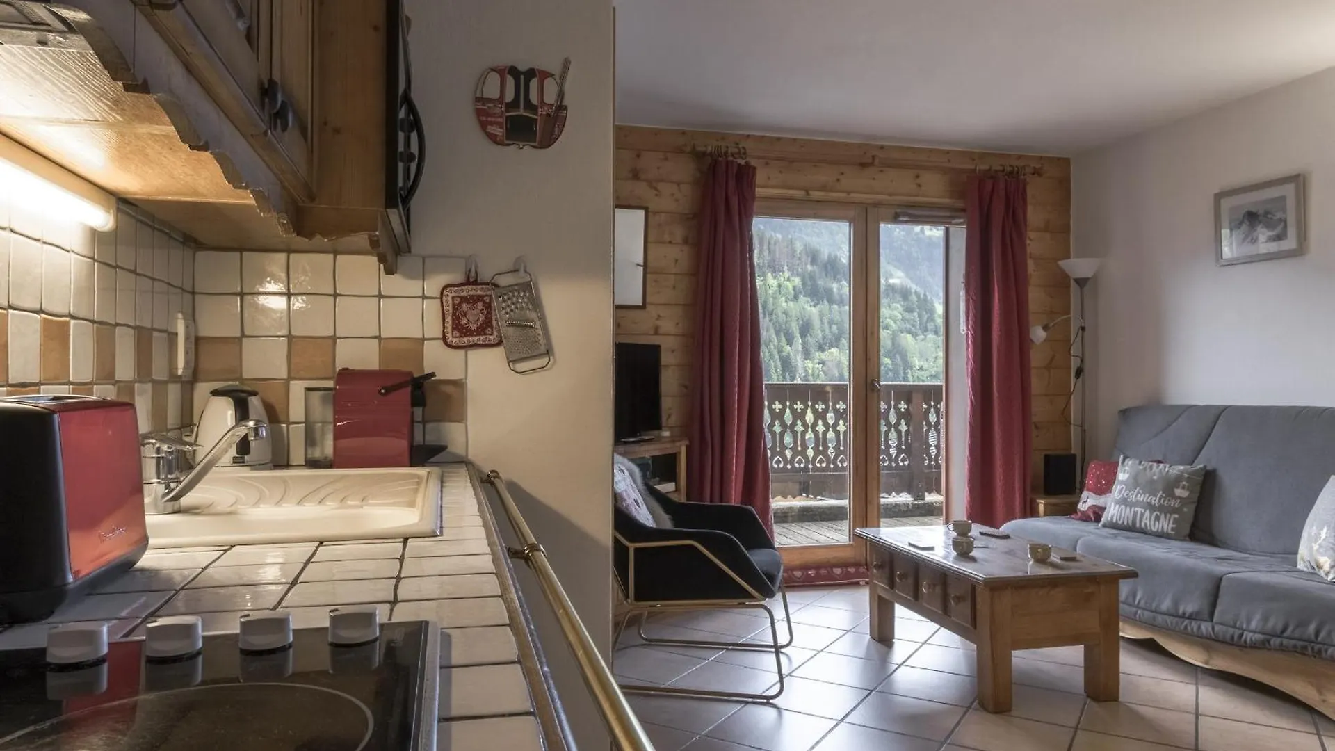 아파트 Appartement Bellevue Au Pied Des Pistes 레우쉬 프랑스
